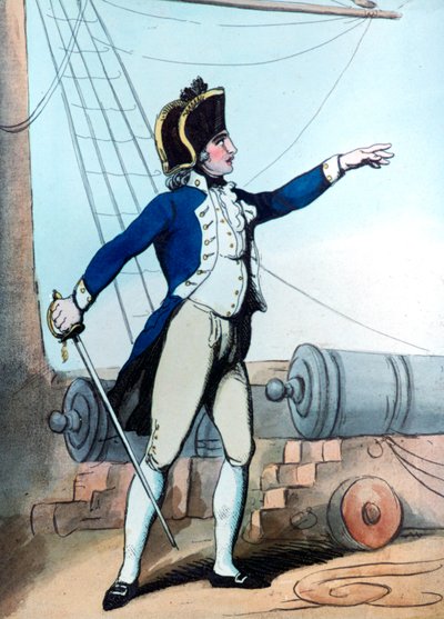 Leutnant, 1799 von Thomas Rowlandson