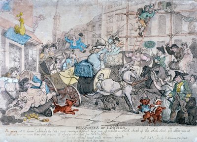 Elend von London von Thomas Rowlandson