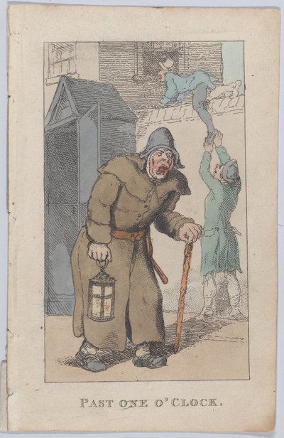 Nach ein Uhr, 1820 von Thomas Rowlandson