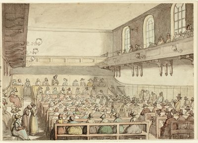 Treffen der Quäker von Thomas Rowlandson