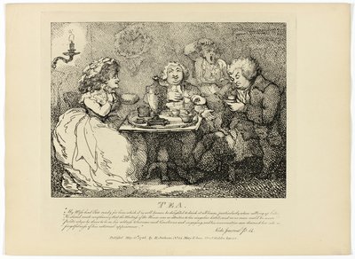 Tee, aus Boswells Tour durch die Hebriden von Thomas Rowlandson