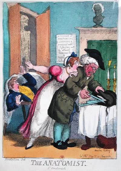 Der Anatom, veröffentlicht von Thomas Tegg von Thomas Rowlandson