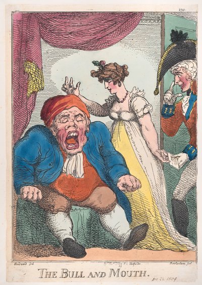The Bull and Mouth, 1808-09 von Thomas Rowlandson