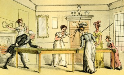 Der Billardtisch von Thomas Rowlandson