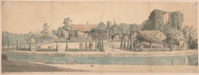 Ansicht eines Gartens von Thomas Sandby