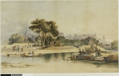 Umgebung von Windsor Castle von Thomas Shotter Boys