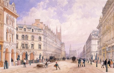 Holborn Viadukt, London, 1871 von Thomas Shotter Boys