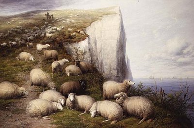 An den Klippen von Kent von Thomas Sidney Cooper