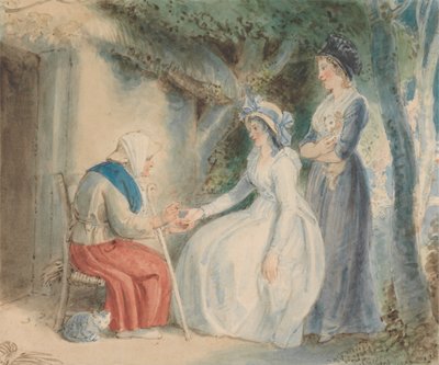 Die Wahrsagerin von Thomas Stothard