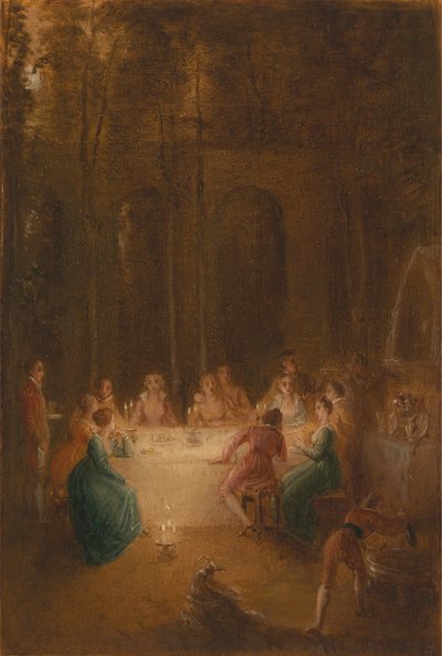 Das Abendessen am Brunnen von Thomas Stothard