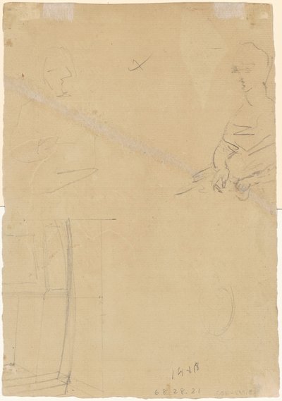 Figurenstudien (verso) von Thomas Sully