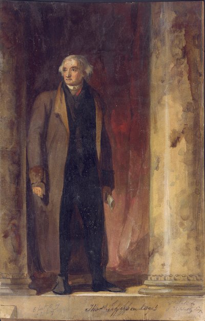 Porträt von Thomas Jefferson, 1822 von Thomas Sully