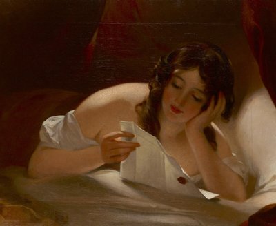 Der Liebesbrief, 1834 von Thomas Sully