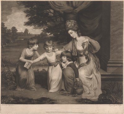 Lady Rushout und ihre Kinder von Thomas Watson