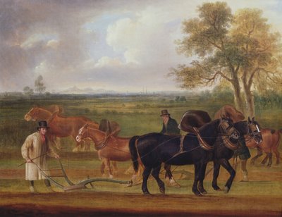 Das Pflügen, 1813 von Thomas Weaver