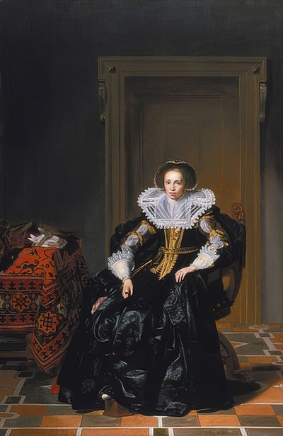 Bildnis einer Dame von Thomas de Keyser