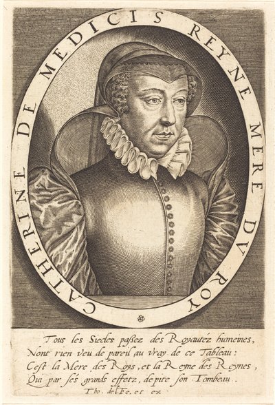 Catherine de Medici, Königin von Frankreich von Thomas de Leu