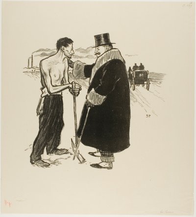 Fastenzeit von Théophile Alexandre Pierre Steinlen
