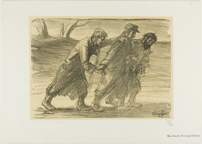 Drei Kameraden von Théophile Alexandre Pierre Steinlen