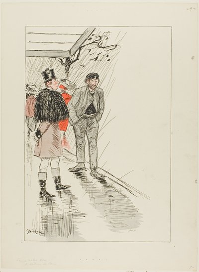 Landstreicher von Paris von Théophile Alexandre Pierre Steinlen