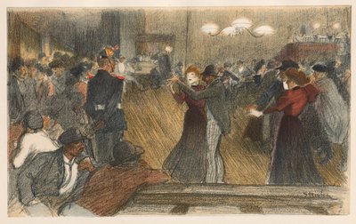 Barriereball von Théophile Alexandre Steinlen