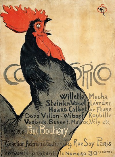 Cocorico-Poster von Théophile Alexandre Steinlen