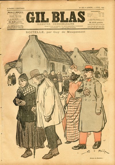 Cover von „Gil Blas“ von Théophile Alexandre Steinlen