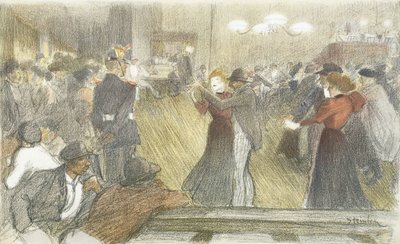 Lokaler Tanz, 1897-1899 von Théophile Alexandre Steinlen