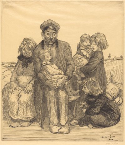 Arme Leute von Théophile Alexandre Steinlen