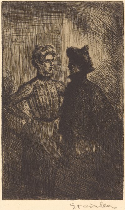 Die Begegnung, 1902 von Théophile Alexandre Steinlen