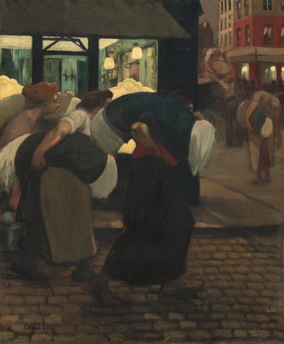 Die Wäscherinnen von Théophile Alexandre Steinlen