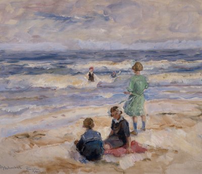 Badende Kinder von Thorolf Holmboe