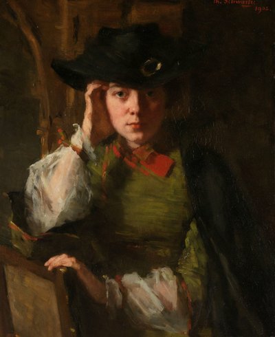 Porträt von Lizzy Ansingh von Thérèse Schwartze