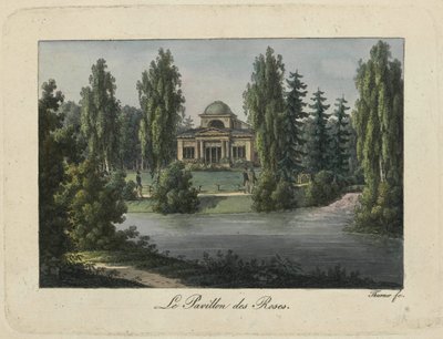 Der Rosenpavillon im Pavlovsk Park, 1810er Jahre von Thurner