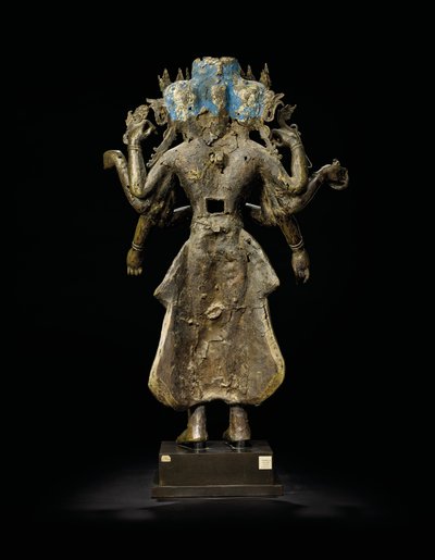 Ekadashalokeshvara-Statue von Tibetan School