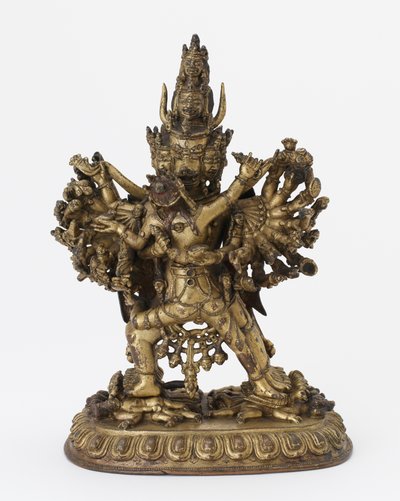 Yamantaka, 16. Jahrhundert von Tibetan School