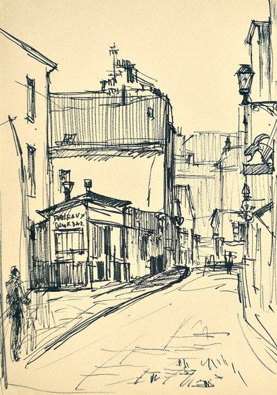 Chevalier de la Barre Straße (Paris) von Tibor Dengyel