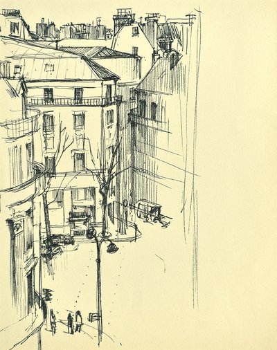 Ecke von Paris von Tibor Dengyel