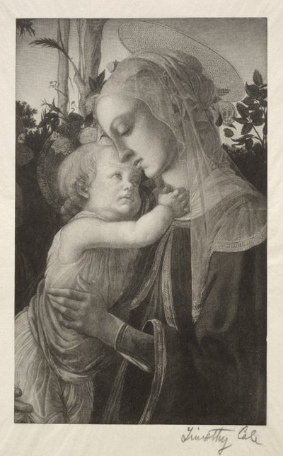 Alte italienische Meister: Madonna mit Kind, 1890 von Timothy Cole
