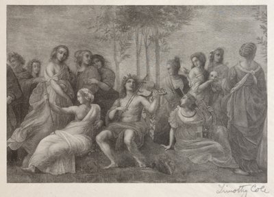 Alte italienische Meister: Parnassus, 1888-1892 von Timothy Cole