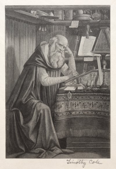 Alte italienische Meister: St. Hieronymus, 1888-1892 von Timothy Cole