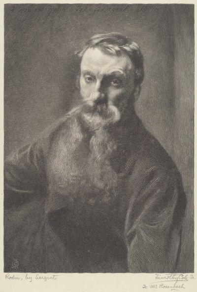 Rodin von Timothy Cole after John Singer Sargent