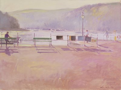 Morgendämmerung, Fowey, 1991 von Timothy Easton