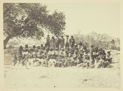 Gruppe von Pah-Ute-Indianern, Nevada von Timothy O