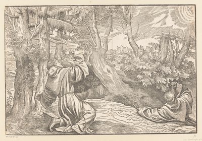 Heiliger Franziskus empfängt die Stigmata von Titiaan