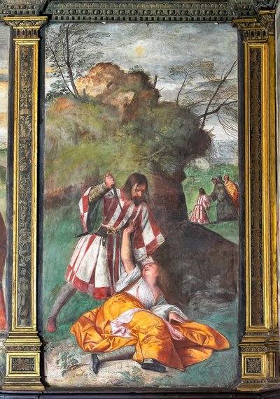 Das Wunder des eifersüchtigen Ehemanns von Titian (c.1488 1576)