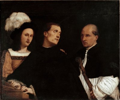 Il concerto (oder Concerto interrotto) von Titian (c.1488 1576)