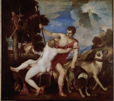 Venus und Adonis von Titian (c.1488 1576)