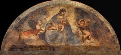 Madonna mit Kind und zwei Engeln von Titian