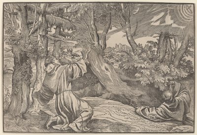 Der heilige Franziskus empfängt die Stigmata von Titian